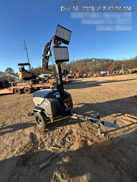 2024 Wacker Neuson LTT4 Diesel, Kohler KDW702, Deep Sea Controller, Auto Start, LED 320W, Bypass Outlet, T3