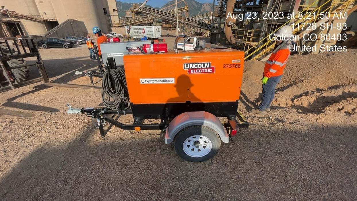 2022 Lincoln Electric LE400 Kubota V1505, Trlr, Cable Rack, Light Kit, ES Decals, T3