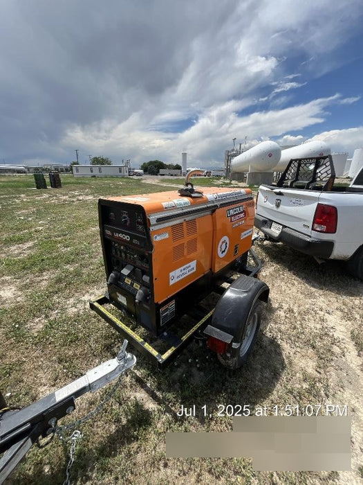 2022 Lincoln Electric LE400 Kubota V1505, Trlr, Cable Rack, Light Kit, ES Decals, T3