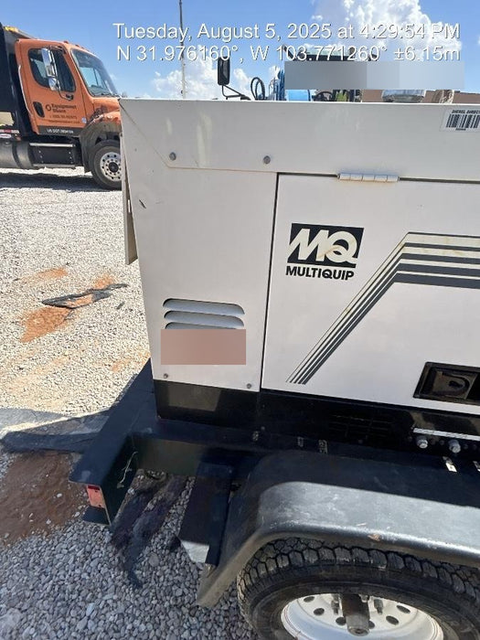 2020 Multiquip DLW400ESA4 400 amp Welder, 14kW, 120/240V, T4F Kubota, Trailer