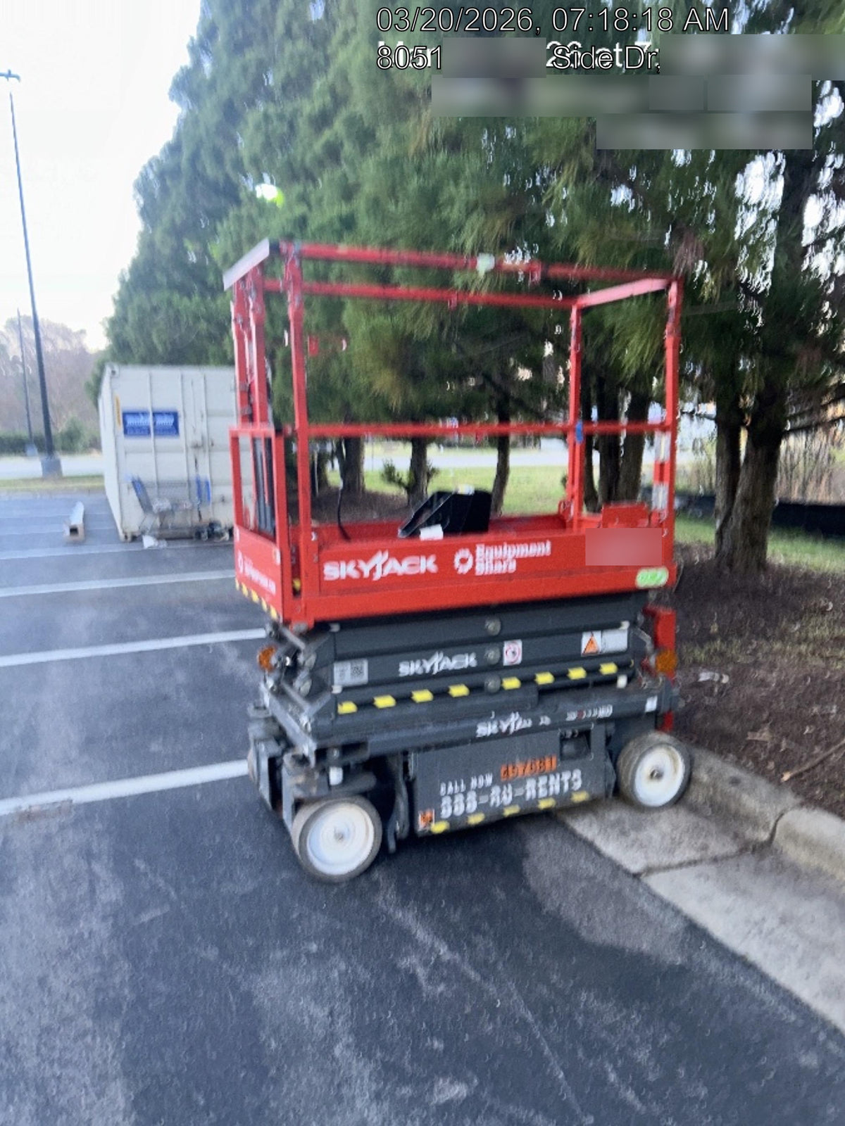 2024 Skyjack SJ3219 Electric Drive, Sld NM Tires, DBcns, RFRails, Power to Platform, T3 + Access Control