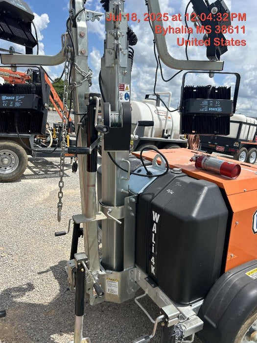 2025 Wanco WLTT-4MM4K Diesel, Mitsubishi L2E, 9.0HP @1800 rpm, Deep Sea Controller, Shore Power Plug, Auto Start, (4) 350W LED Floodlights, 4kW Generator, 60 Gal Fuel Tank, 2" Ball, T3