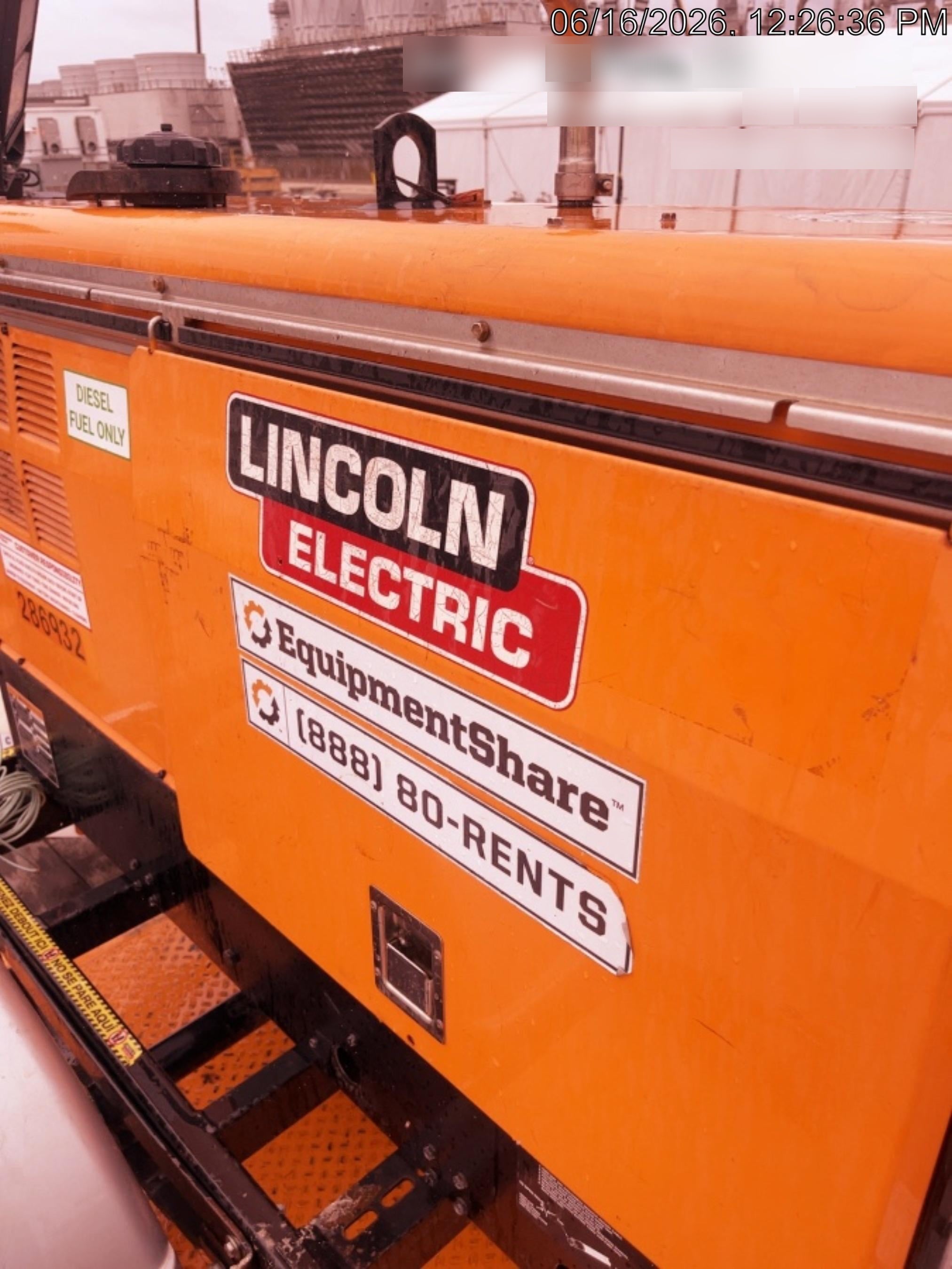 2022 Lincoln Electric LE400 Kubota V1505, Trlr, Cable Rack, Light Kit, ES Decals, T3