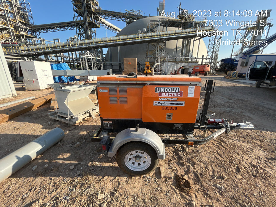 2022 Lincoln Electric LE400 Kubota V1505, Trlr, Cable Rack, Light Kit, ES Decals, T3