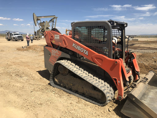 2019 Kubota SVL95-2S Cab/Heat/Air, Standard Tracks, Standard Flow, Hydraulic QC 80" HD Tooth Bucket