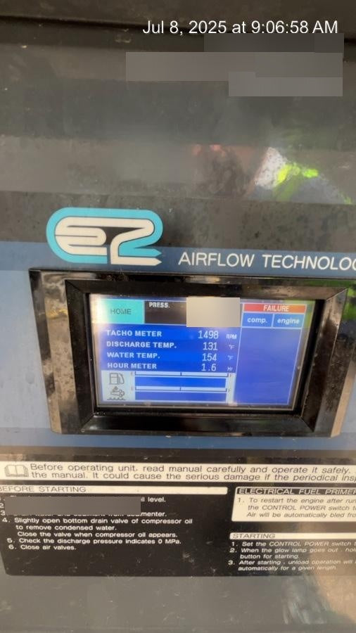 2022 ATLAS COPCO E-AIR H450
