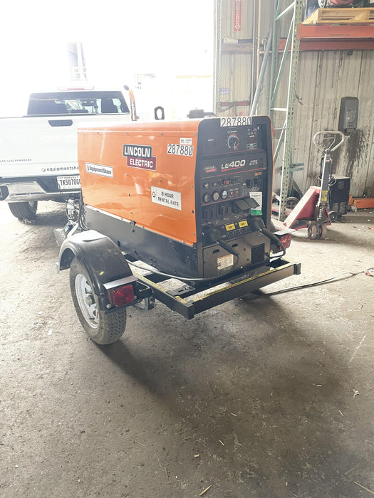 2023 Lincoln Electric LE400 Kubota V1505, Trlr, Cable Rack, Light Kit, ES Decals, T3