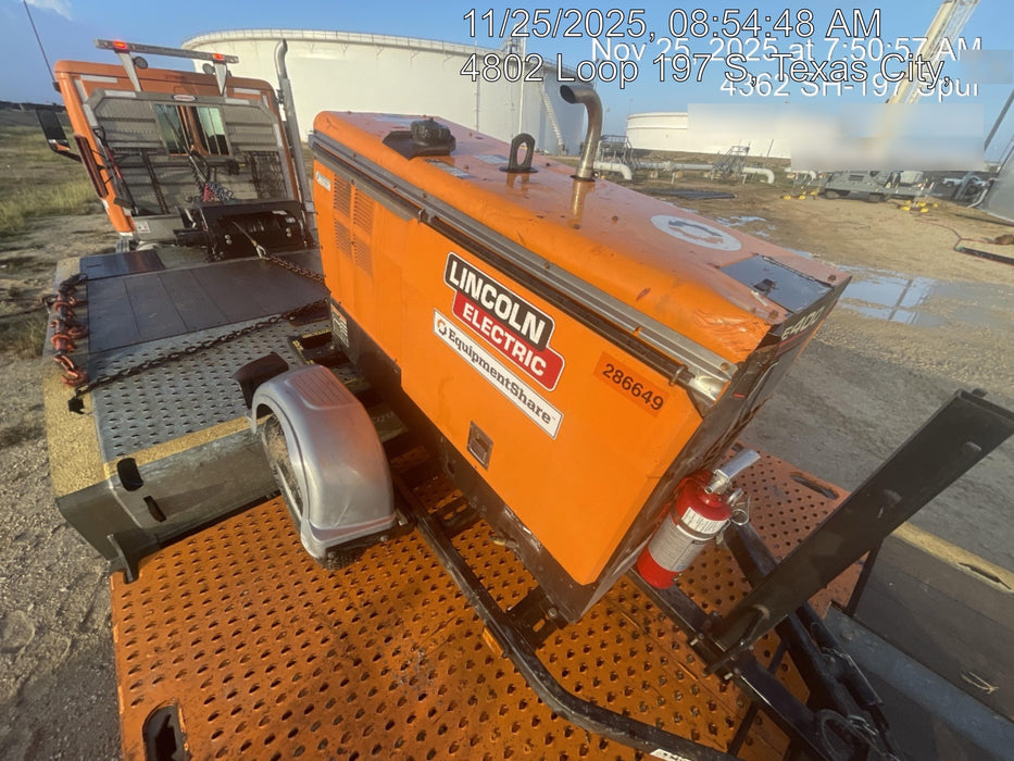 2022 Lincoln Electric LE400 Kubota V1505, Trlr, Cable Rack, Light Kit, ES Decals, T3