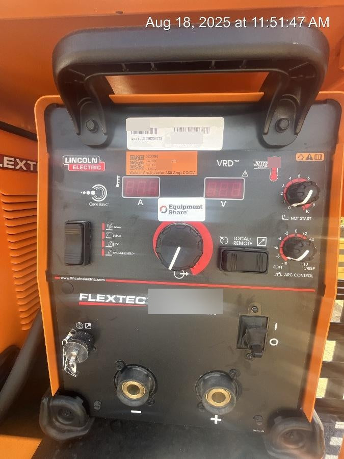 2025 LINCOLN ELECTRIC FLEXTEC 350X