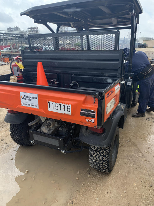 2020 Kubota RTV-X1140W-H Canopy, 4-Seater, Diesel, Windshield Acrylic Clear, Strobe Light, Backup Alarm