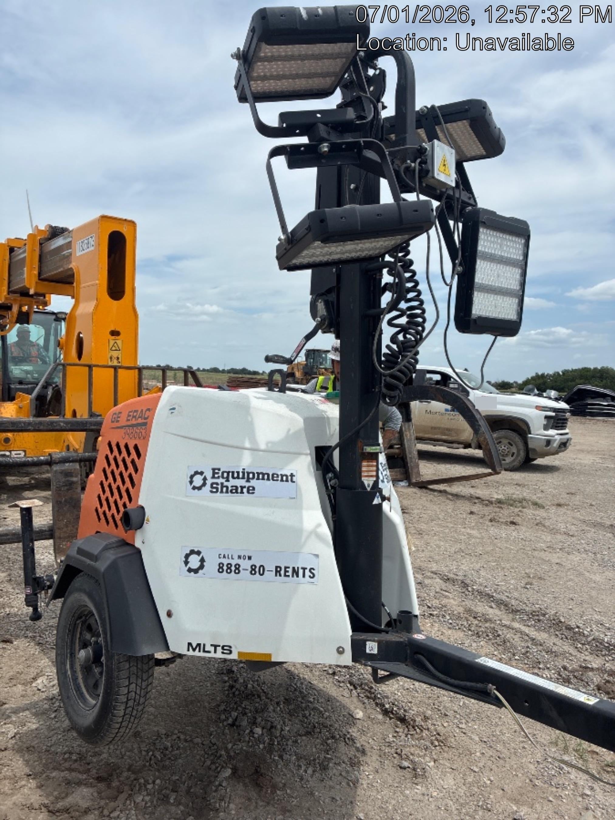 2024 Generac MLT2 Diesel, Flex Switch 120V Input, Powerzone Controller, 
(4) 320W LED Lights, 4kW Generator, 39.9 Gal Fuel Tank, 2" Ball, T3
