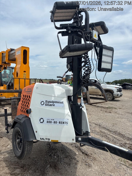 2024 Generac MLT2 Diesel, Flex Switch 120V Input, Powerzone Controller, 
(4) 320W LED Lights, 4kW Generator, 39.9 Gal Fuel Tank, 2" Ball, T3