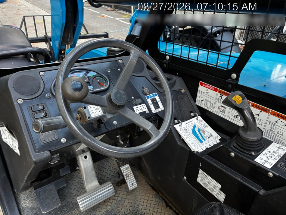 2018 Genie GTH-1056 GTH-1056 w/Open ROPS, Solid Tires, Work Lights, 60" carriage/forks, cab mesh, beacon