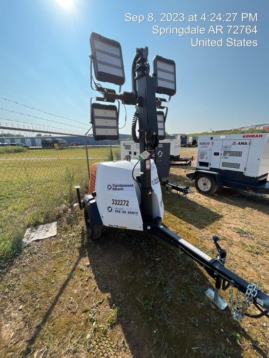 2023 Generac MLT2 Diesel, Flex Switch 120V Input, Powerzone Controller, (4) 320W LED Lights, 4kW Generator, 39.9 Gal Fuel Tank, 2" Ball, T3