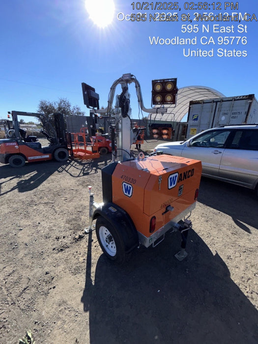 2024 Wanco WLTT-4MM4K Diesel, Deep Sea Controller, Shore Power Plug, Auto Start, (4) 350W LED Floodlights, 4kW Generator, 60 Gal Fuel Tank, 2" Ball, T3