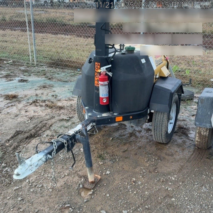 2021 Allmand NLV3GR (4) LED Light Fixture 350W, 23' Vertical Mast, 3kW Prime, Towable, Deep Sea L401, Leveling Jacks, Yanmar T4F 5.8hp