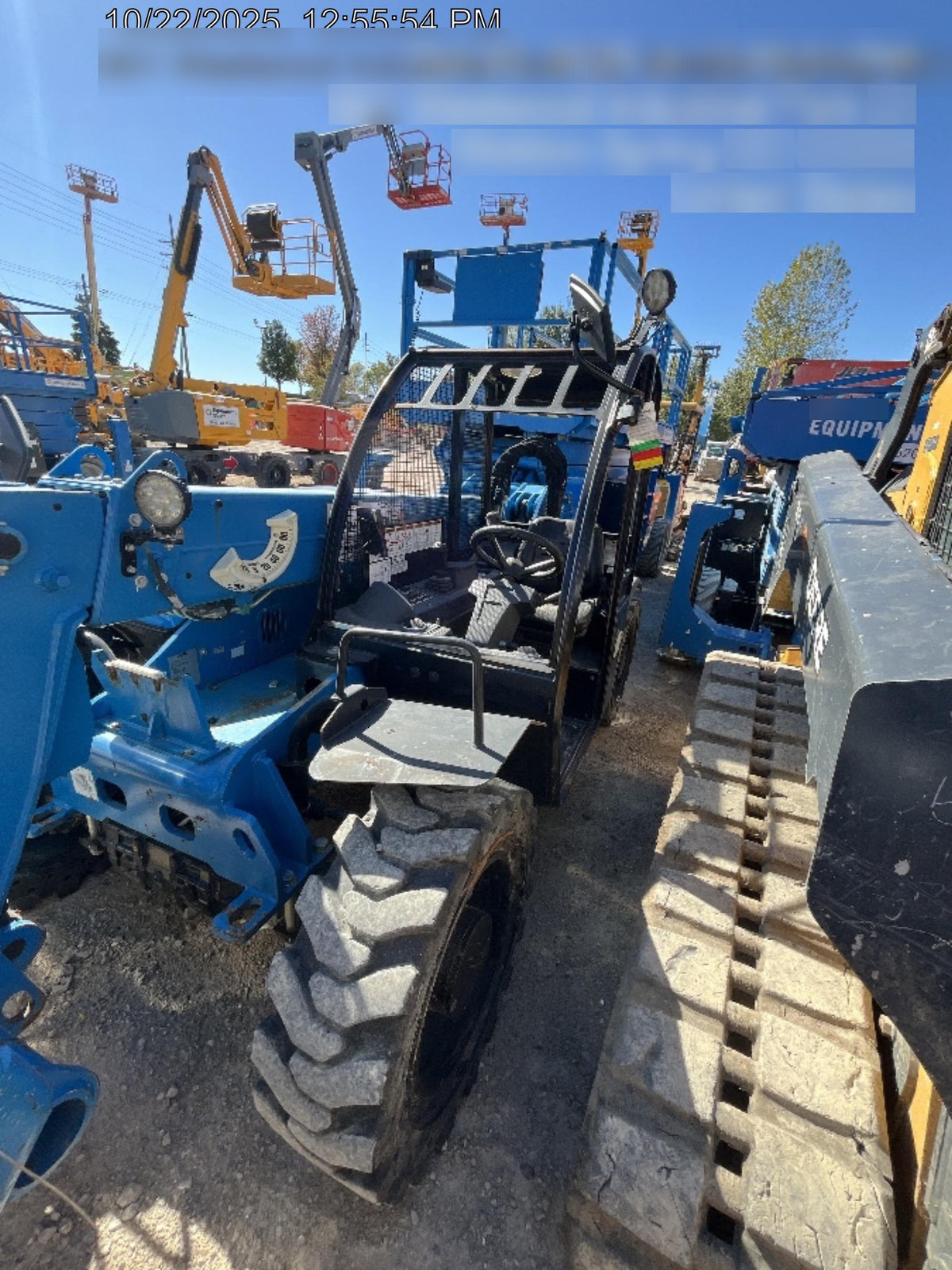 2020 Genie GTH-5519 Canopy, Solid Tires, Work Lights, Beacon, Aux Hydraulics, Back up Alarm