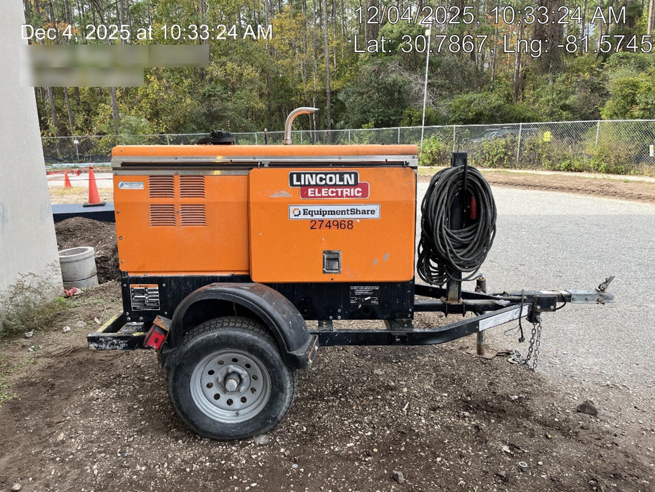 2022 Lincoln Electric LE400 Kubota V1505, Trlr, Cable Rack, Light Kit, ES Decals, T3