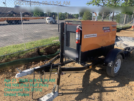 2021 Lincoln Electric Vantage 322 Vantage 322 Ready Pak 3 w/ Decals, ORANGE (includes trailer, cable rack, fender light kit) NO Telematics