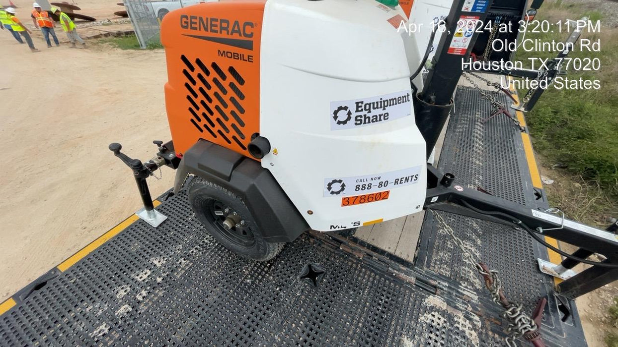 2023 Generac MLT2 Diesel, Flex Switch 120V Input, Powerzone Controller, 
(4) 320W LED Lights, 4kW Generator, 39.9 Gal Fuel Tank, 2" Ball, T3