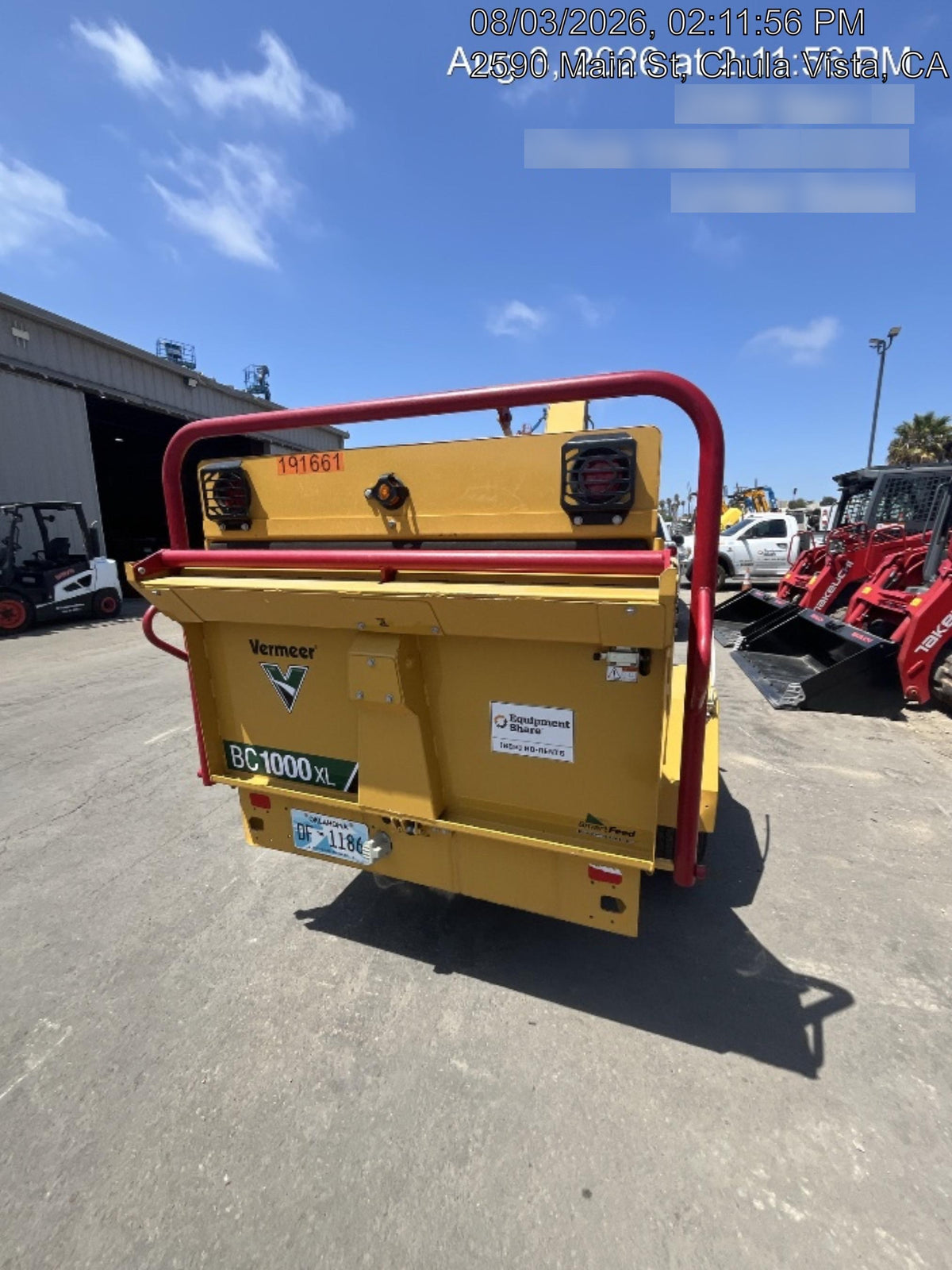 2021 VERMEER BC1000XL Gas