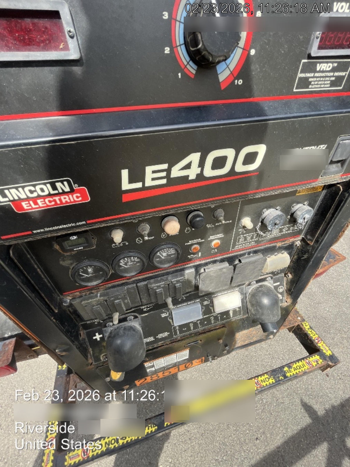 2022 Lincoln Electric LE400 Kubota V1505, Trlr, Cable Rack, Light Kit, ES Decals, T3