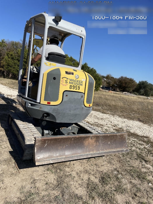 2018 WACKER NEUSON EZ38