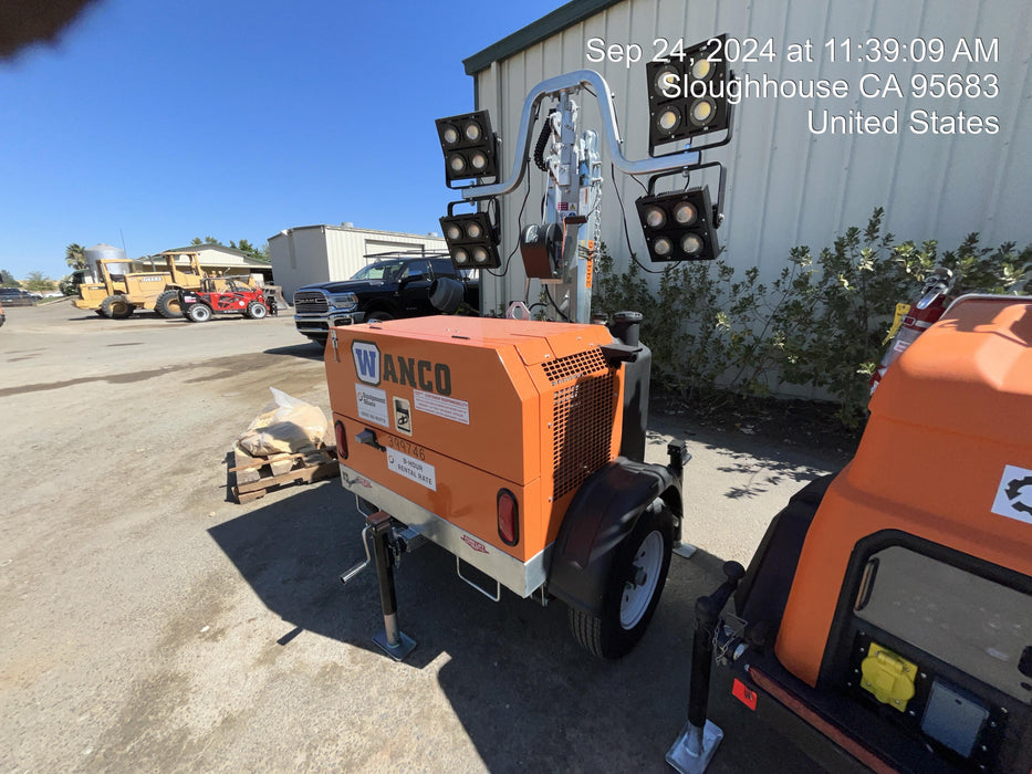 2024 Wanco WLTT-4MM4K Diesel, Deep Sea Controller, Shore Power Plug, Auto Start, (4) 350W LED Floodlights, 4kW Generator, 60 Gal Fuel Tank, 2" Ball, T3