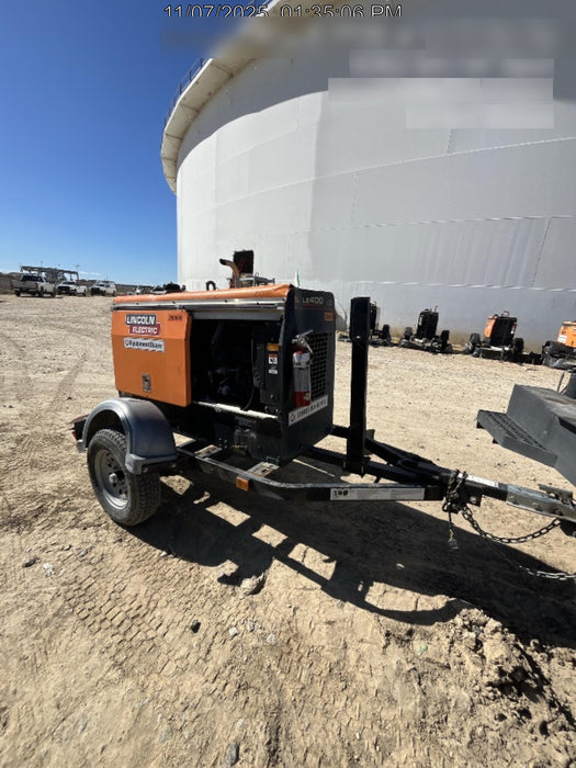 2022 Lincoln Electric LE400 Kubota V1505, Trlr, Cable Rack, Light Kit, ES Decals, T3