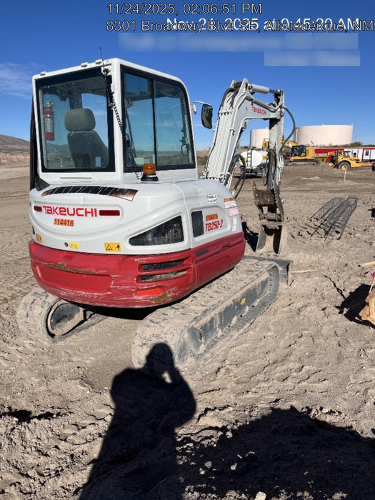 2020 Takeuchi TB250-2C Cab/Heat/Air, Rubber Tracks, Manual TAG QC
