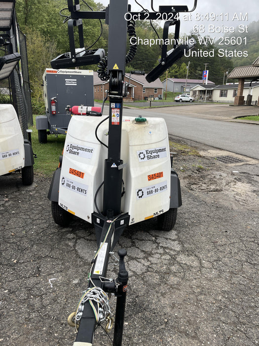 2023 Generac MLT2 Diesel, Flex Switch 120V Input, Powerzone Controller, (4) 320W LED Lights, 4kW Generator, 39.9 Gal Fuel Tank, 2" Ball, T3