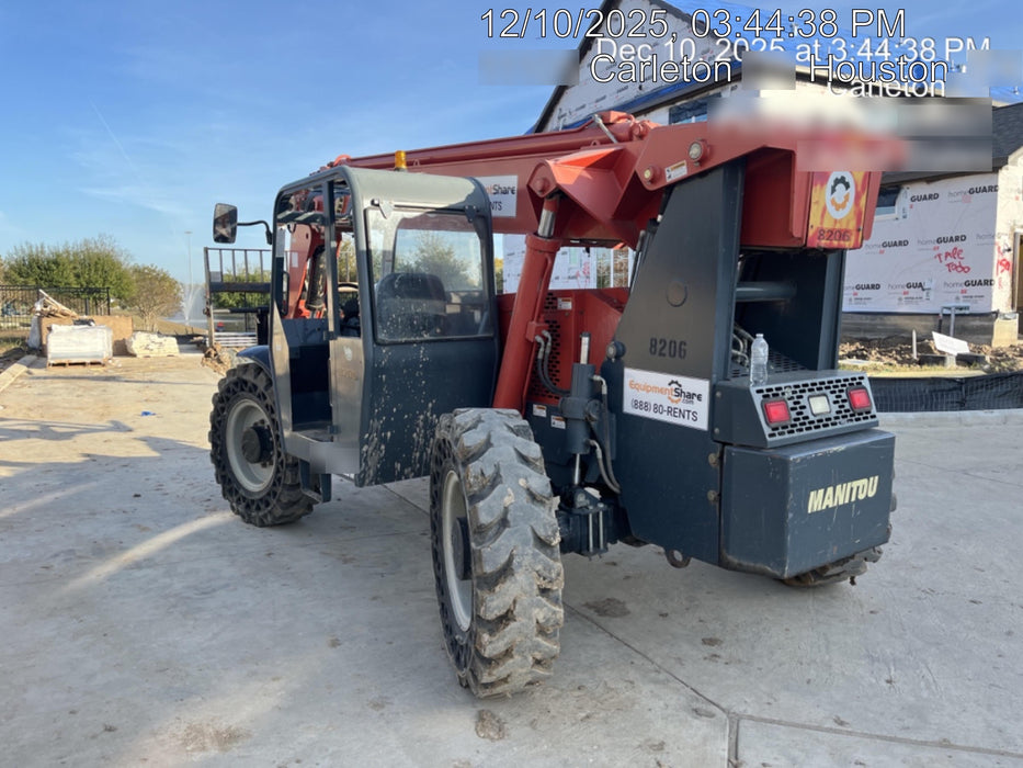 2018 Manitou MTA10055 Manitou MTA 10055 w/Open ROPS, Work Lights/Strobe, Aux Hyd, Solid Tires, Lift Hook, 66" Carriage, 60" Forks
