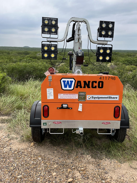 2024 Wanco WLTT-4MM4K Diesel, Deep Sea Controller, Shore Power Plug, Auto Start, (4) 350W LED Floodlights, 4kW Generator, 60 Gal Fuel Tank, 2" Ball, T3