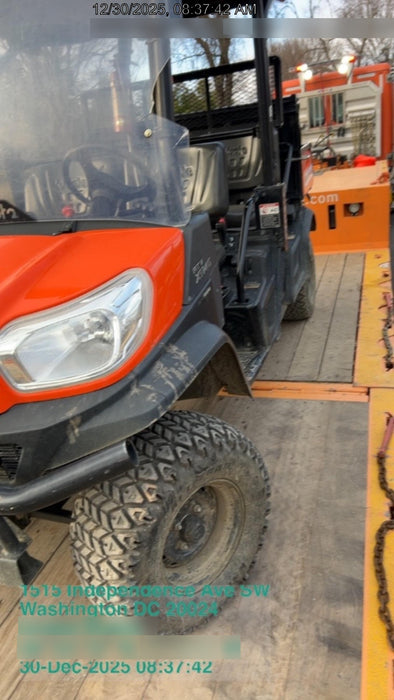 Kubota RTV-X1140W-H Plastic Canopy, Windshield Acrylic Clear, LED Strobe Light, Wire Harness Kit, Back up Alarm