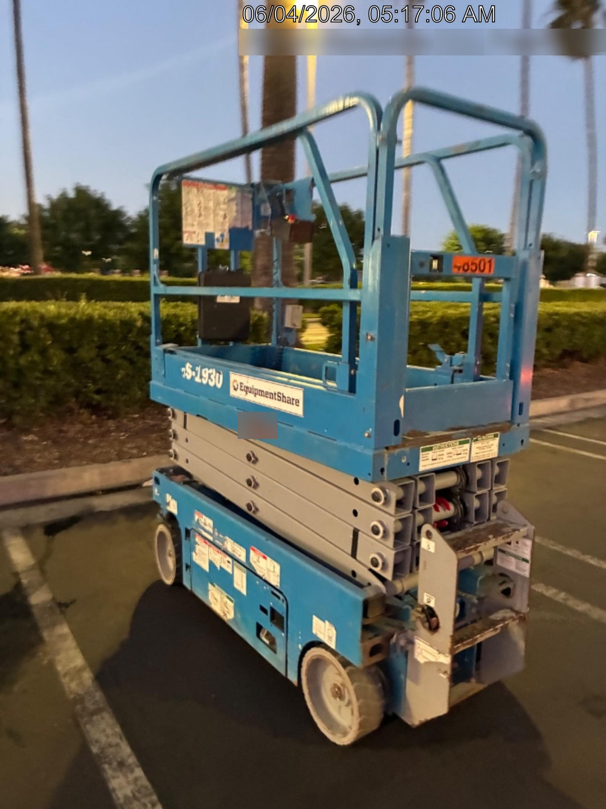 2019 Genie GS-1930 Half Height Swing Gate, 800W Inverter