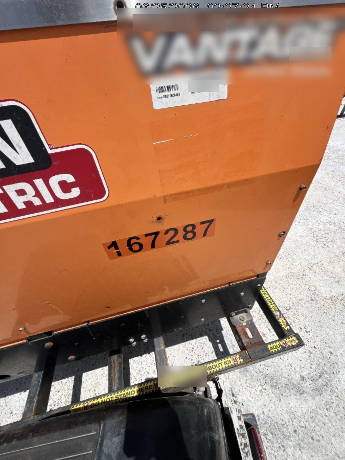 2021 Lincoln Electric Vantage 322 Vantage 322 Ready Pak 3 w/ Decals, ORANGE (includes trailer, cable rack, fender light kit) NO Telematics