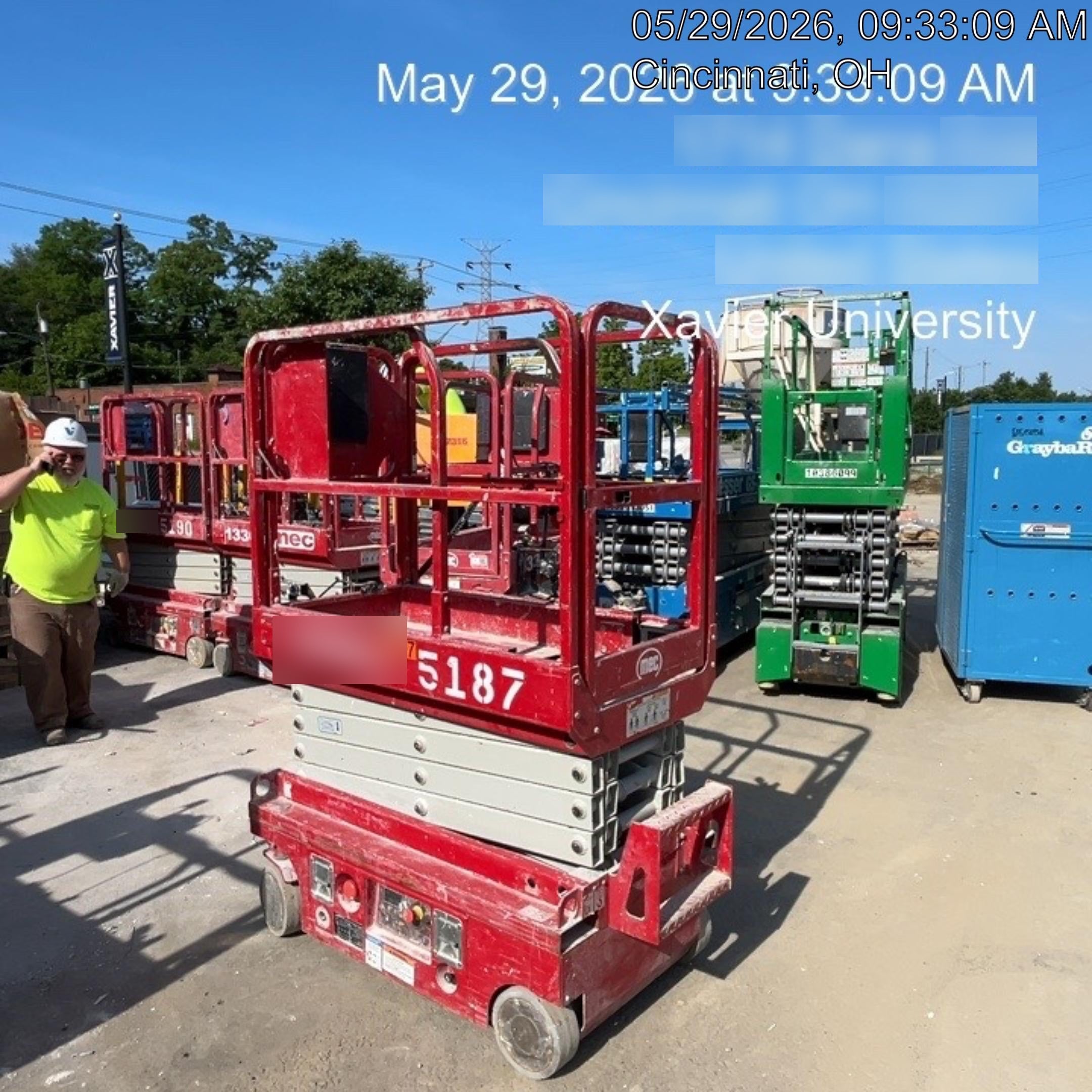 2017 MEC 1330SE 13' Scissor Lift w/Full 2 Year Extended Warranty