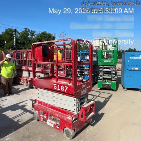 2017 MEC 1330SE 13' Scissor Lift w/Full 2 Year Extended Warranty
