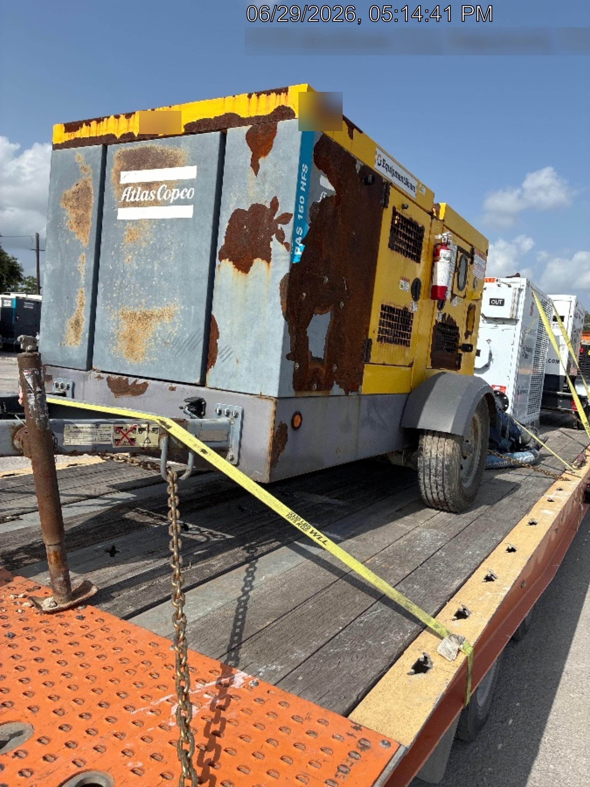 2020 ATLAS COPCO PAS 150 HF CS Enclosed