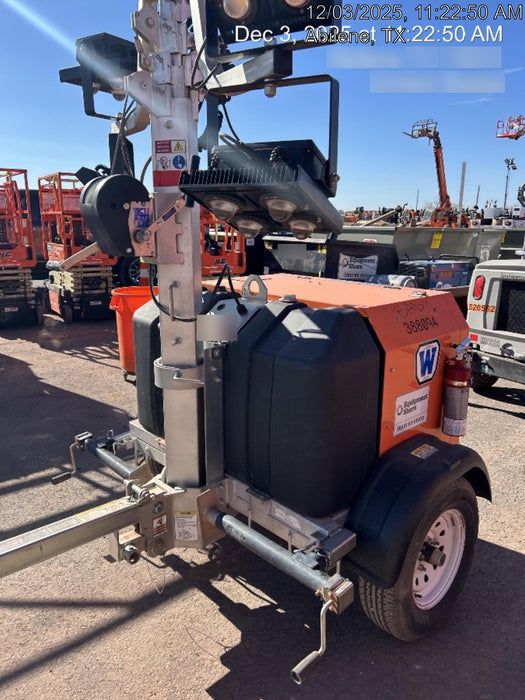 2024 Wanco WLTT-4MM4K Diesel, Deep Sea Controller, Shore Power Plug, Auto Start, (4) 350W LED Floodlights, 4kW Generator, 60 Gal Fuel Tank, 2" Ball, T3