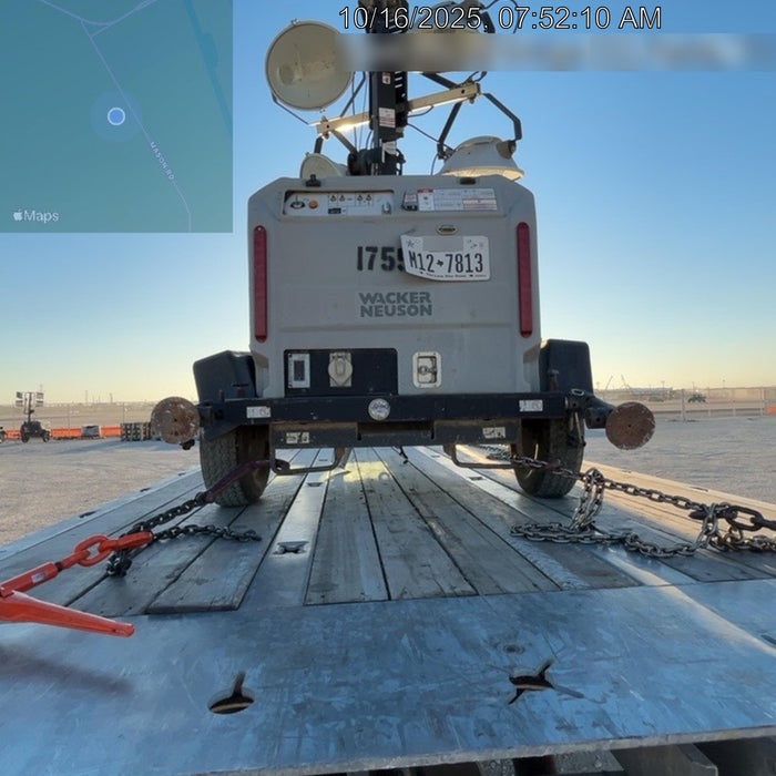 2018 Wacker Neuson LTV6L-MH Wacker Neuson LTV6K Mobile Light Tower w/Fuel Level Sensor Installed