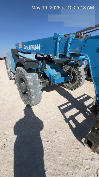2018 Genie GTH-844 Genie GTH-844D w/Open ROPS, Solid Tires, Work Light/Beacon, 60" Carriage and Forks