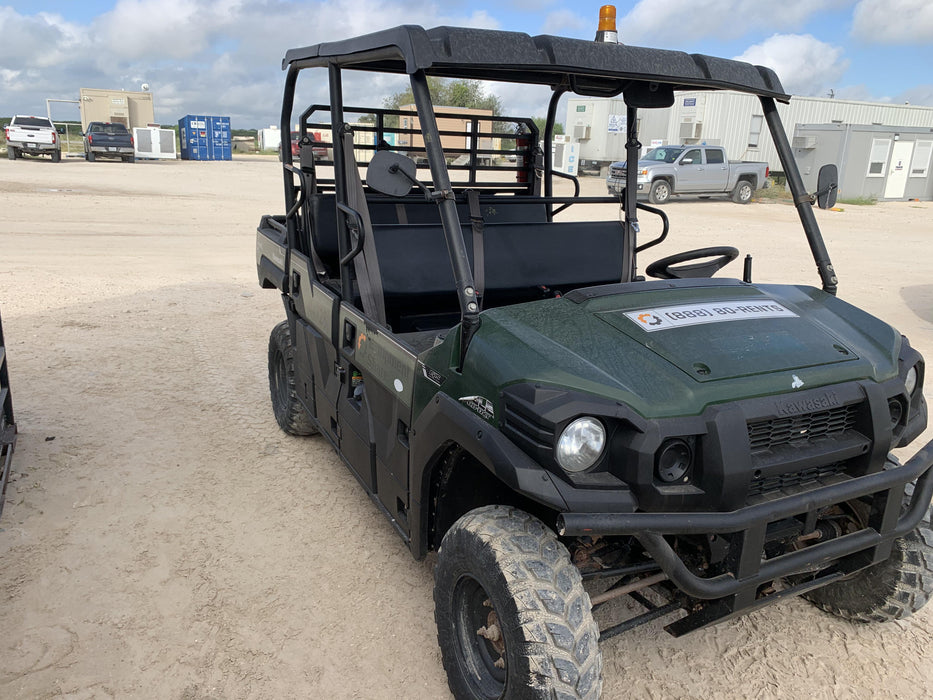Kawasaki Mule PRO-DXT Standard Options, Backup Alarm, Beacon, Plastic Hard Top, Poly Windshield, Horn Kit