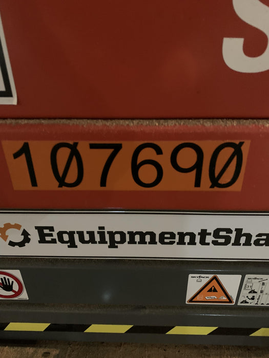 2020 Skyjack SJIII-3219 Solid NM Tires, Half height spring hinged entry gate, Dual Beacons, 800W Inverter