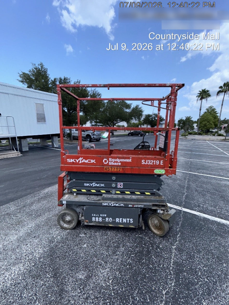 2024 Skyjack SJ3219 Electric Drive, Sld NM Tires, DBcns, RFRails, Power to Platform, T3 + Access Control