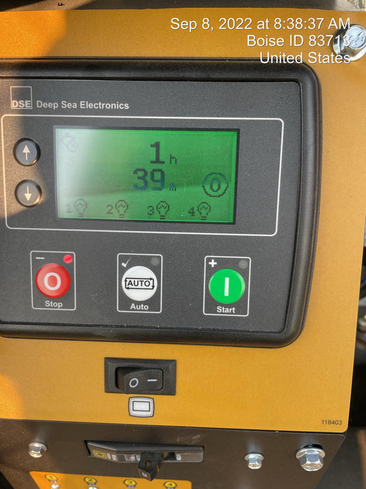 2022 Allmand NLV3GR (4) LED Light Fixture 350W, 23' Vertical Mast, 3kW Prime, Towable, ES Decals, T3