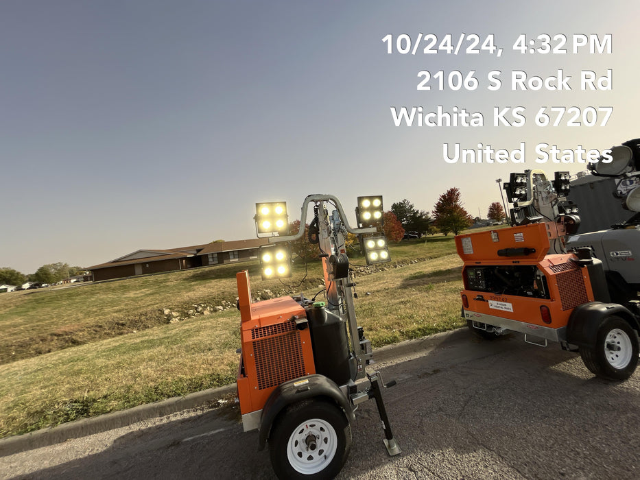 2024 Wanco WLTT-4MM4K Diesel, Deep Sea Controller, Shore Power Plug, Auto Start, (4) 350W LED Floodlights, 4kW Generator, 60 Gal Fuel Tank, 2" Ball, T3