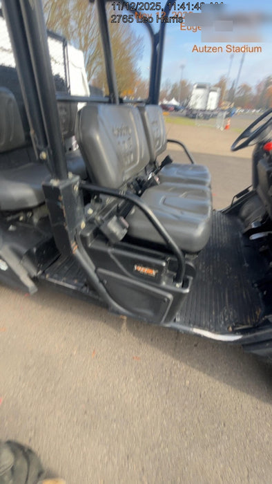 2020 Kubota RTV-X1140W-H 4WD utility cart -LED strobe -Windshield tempered glass -Plastic canopy -Wire harness kit -Backup alarm