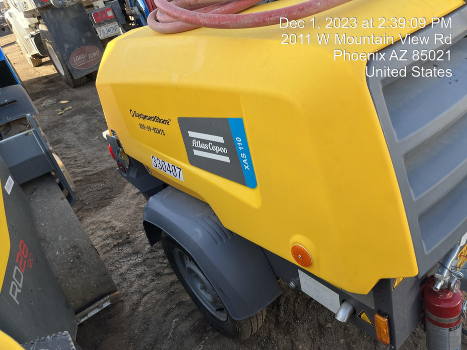 2023 ATLAS COPCO XAS 110