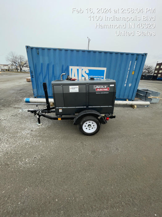 2024 Lincoln Electric Dual Maverick 200/200X Ready Pak 3, Includes Trailer, Cable Rack, Fender Light Kit K4382-1-RP3